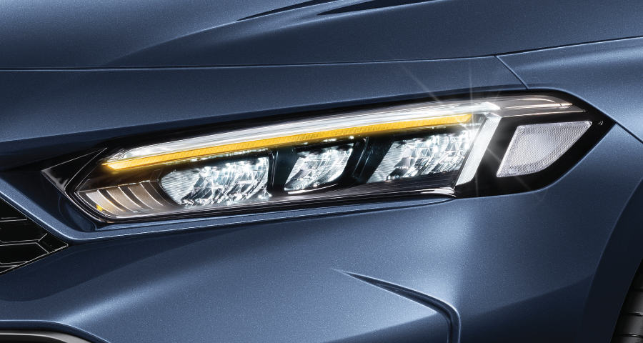 Civic ngoai that 2 cum den pha led